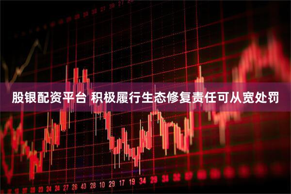 股银配资平台 积极履行生态修复责任可从宽处罚
