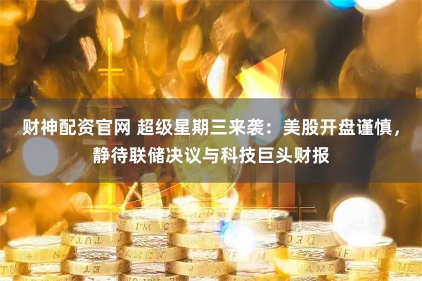 财神配资官网 超级星期三来袭：美股开盘谨慎，静待联储决议与科技巨头财报